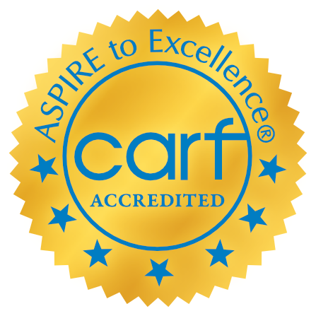 CARF Accredited gold seal